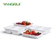 clear plastic trays for food